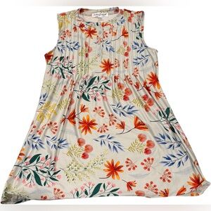 Maternity Floral Sleeveless Tunic